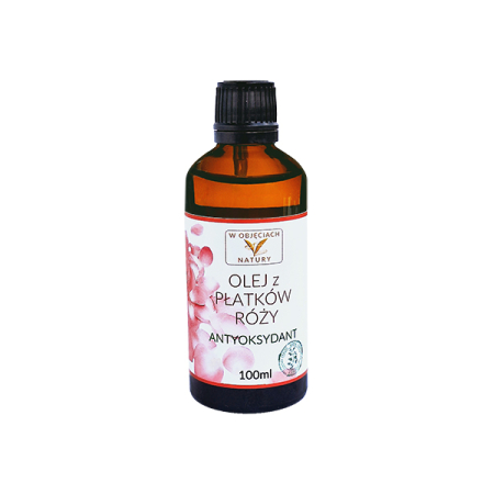 Olej z Płatków Róży - 100ml  Antyoksydant, Regenerujący, Łagodzący